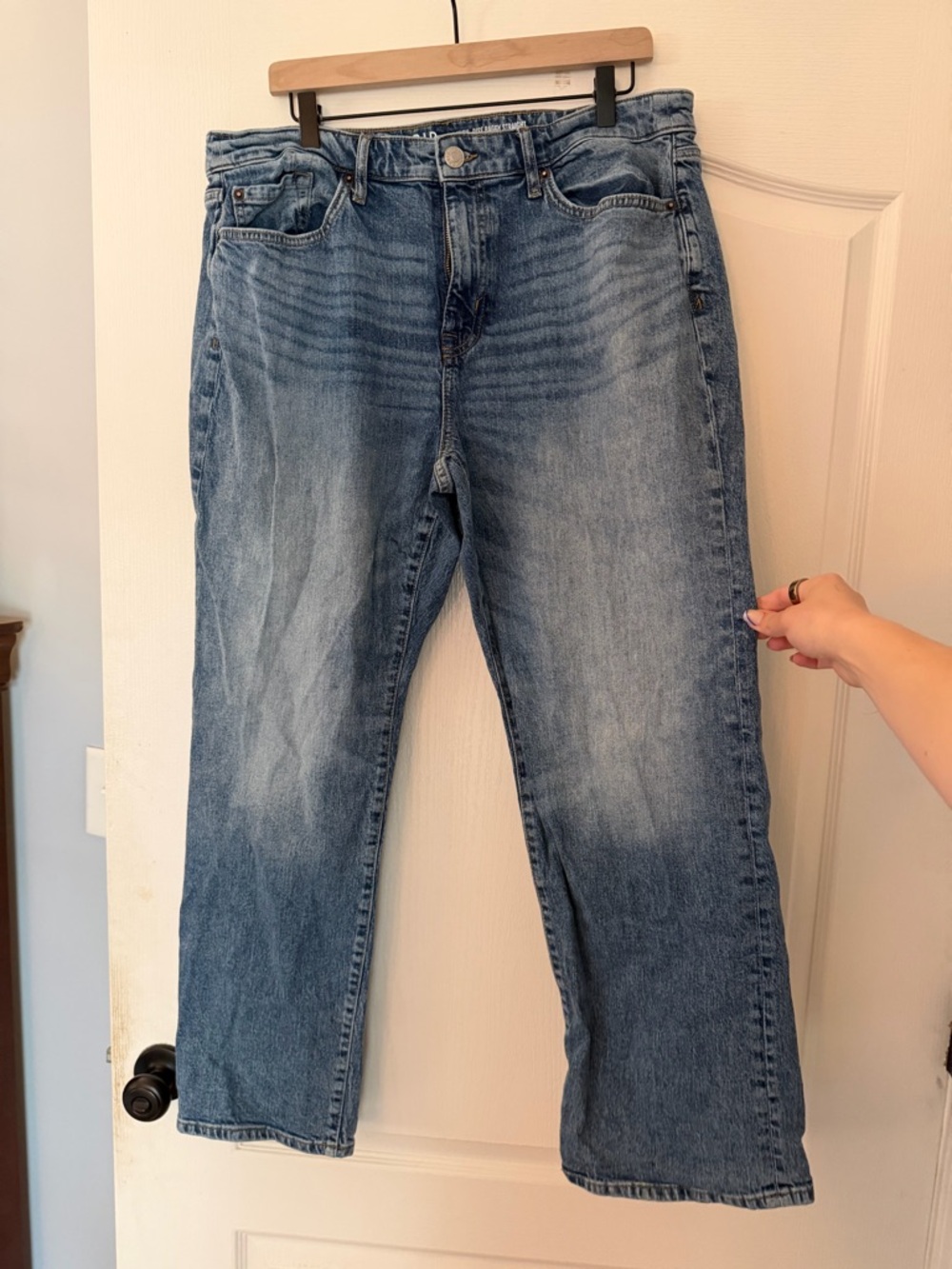 torrid Straight Leg Jeans in Medium Blue Wash
